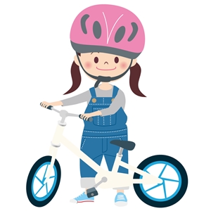 子供の自転車のヘルメット